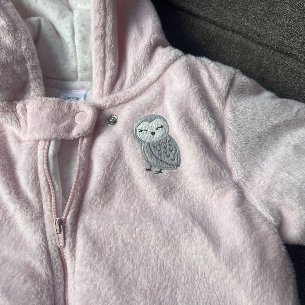 Just One you by Carters Snow/Winter Suit Size 3 Months Owl‎ Embroidered - Picture 2 of 10